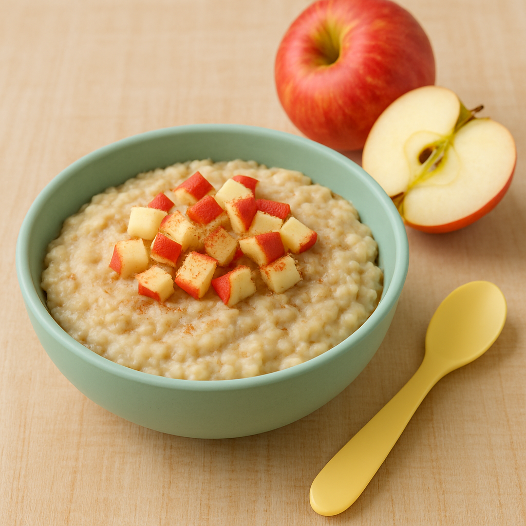 सेब दलिया रेसिपी - 10 महीने के बच्चे के लिए Apple Dalia Baby Food India