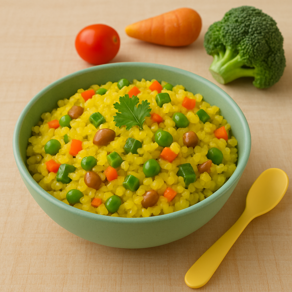 10 महीने के बच्चे के लिए सब्जियों वाला पोहा रेसिपी - Baby Food India