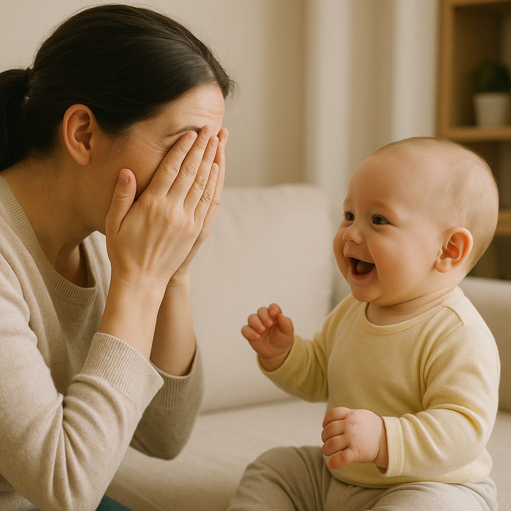 Peek-a-Boo Game for 8-24 Months Baby in Hindi | टॉडलर के लिए माँ-बच्चे का खेल