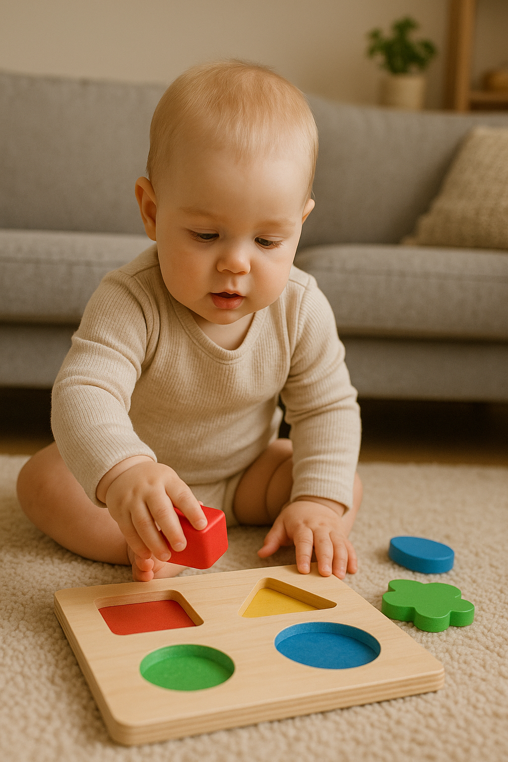 Puzzle Solving Activity for 1-2 Year Old Baby | बच्चों के लिए मानसिक विकास वाला गेम India