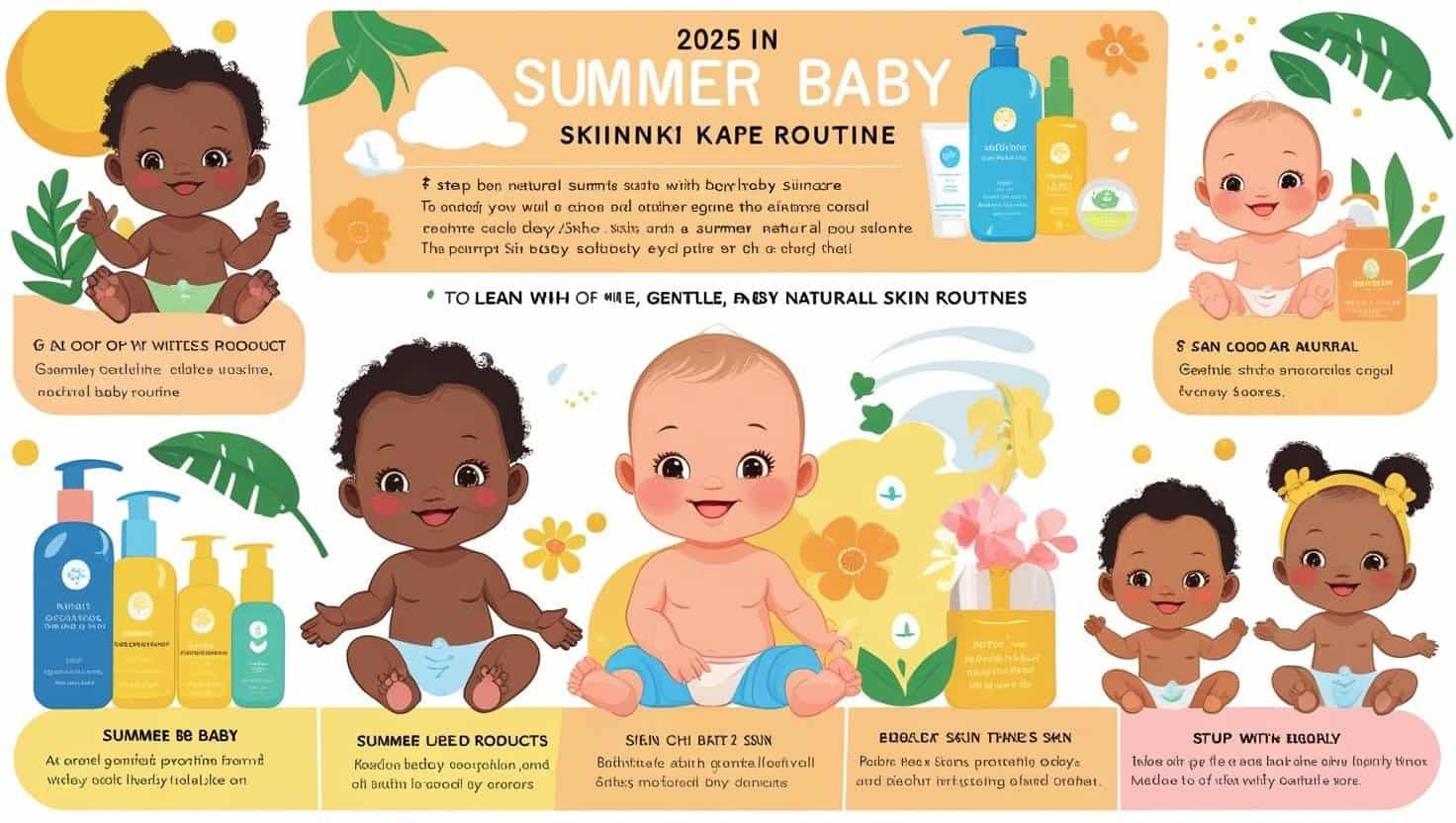 Indian summer baby skincare routine