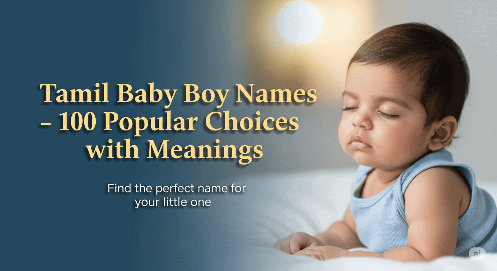 Tamil Baby Boy Names – 100 Popular Choices with Meanings & Star Rankings