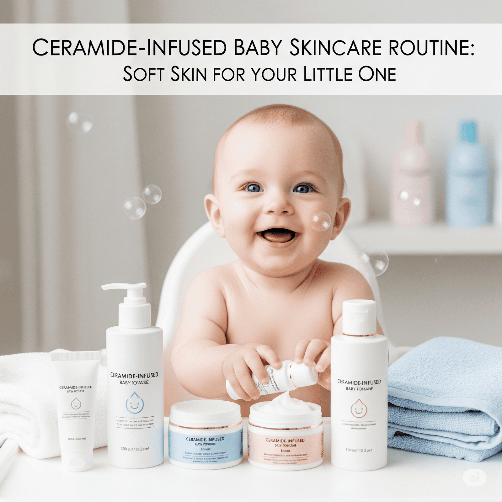 Tedibar CeraMax soap-free ceramide bathing bar for babies